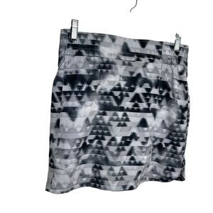 Columbia Skirt Women's Small Gray Tie Dye Skort Athletic Lined Mini Pockets